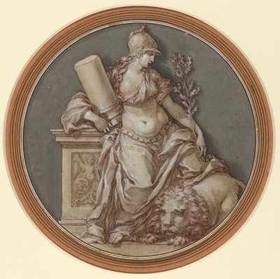 Allegory of Fortitude by Francesco Rosaspina