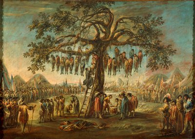 The Wretchedness of the War: The Hanged Men by Francesco Simonini