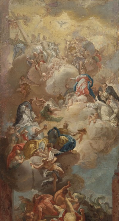 The Glorification of Saint Dominic by Francesco Solimena (copy after)