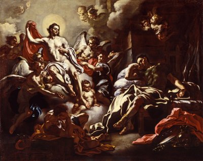 Christ Appearing in a Dream to St. Martin, c.1733 by Francesco Solimena