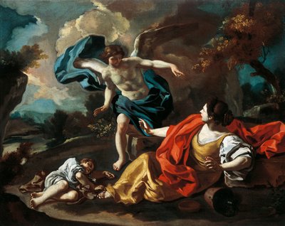 Hagar and Ishmael by Francesco Solimena