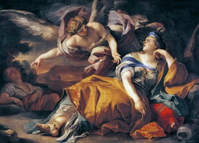 Hagar and the Angel by Francesco Solimena