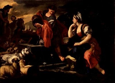Jacob and Rachel at the Well by Francesco Solimena