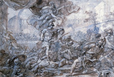 Perseus Holding up the Head of Medusa by Francesco Solimena