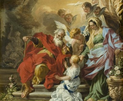 The Education of the Virgin, c.1680 by Francesco Solimena