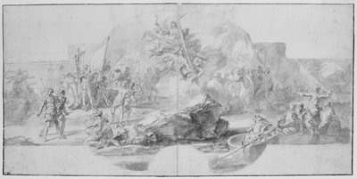 The Landing of Columbus in America, 1715-1716 by Francesco Solimena