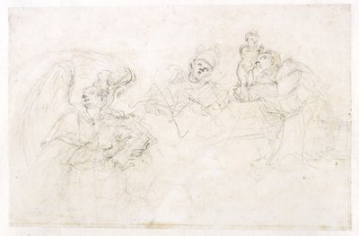 Three Saints: St. Vincent Ferrer, a Pope, and St. Anthony of Padua by Francesco Solimena