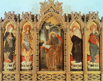 Lazara Polyptych, by Francesco Squarcione by Francesco Squarcione