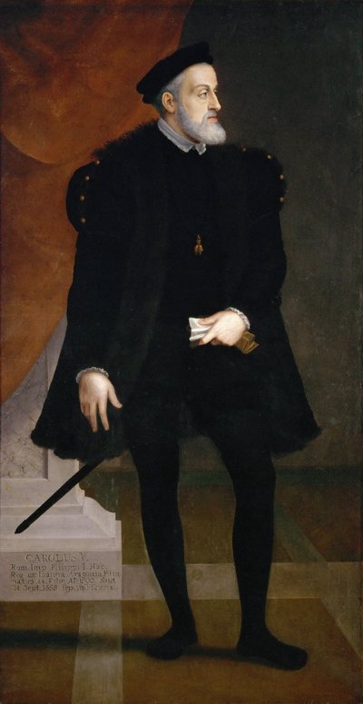 Portrait of the Emperor Charles V by Francesco Terzio