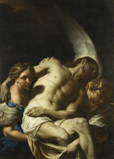 Christ Supported by Angels by Francesco Trevisani