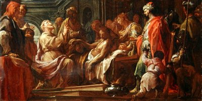 Study for Saint Matthew Resuscitating the Son of the King of Ethiopia by Francesco Trevisani