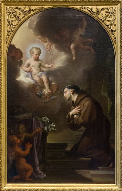Vision of Saint Anthony by Francesco Trevisani