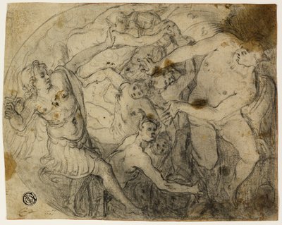 Study for Saint Michael Casting Out Lucifer by Francesco Vanni