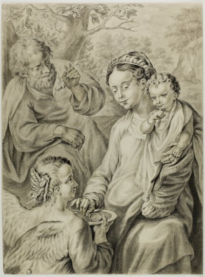 The Rest on the Flight into Egypt, Known as The Madonna della Pappa by Francesco Vanni