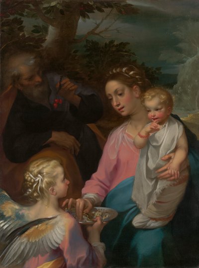 The Rest on the Flight into Egypt, known as the Madonna della Pappa by Francesco Vanni