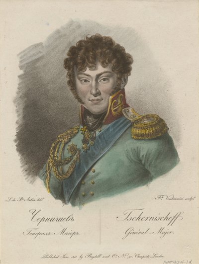 Portrait of Count Alexander Ivanovich Chernyshov by Francesco Vendramini