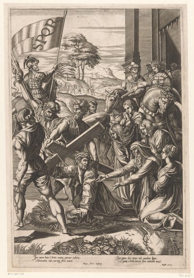 Christ Collapsing under the Weight of the Cross (Il Spasimo di Sicilia) by Francesco Villamena