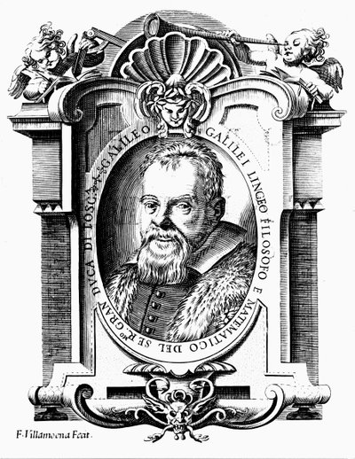 Galileo Galilei, Italian astronomer and mathematician by Francesco Villamena