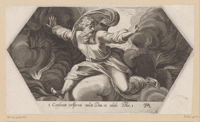 God Separates Light from Darkness by Francesco Villamena
