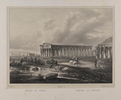 Ruins of Paestum by Francesco Wenzel