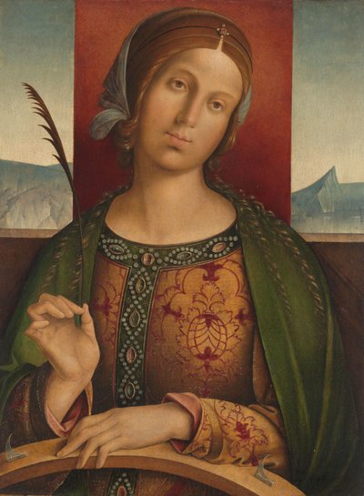 Saint Catherine of Alexandria by Francesco Zaganelli di Bosio