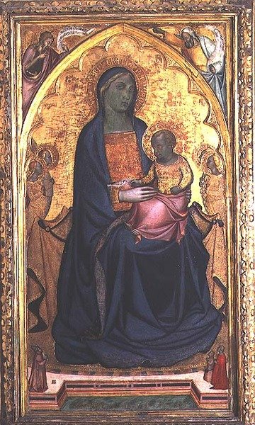 Madonna and Child Enthroned by Francesco da Volterra Neri