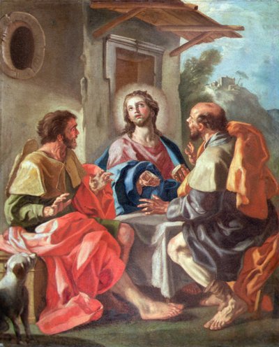 The Supper at Emmaus by Francesco de (attr. to) Mura