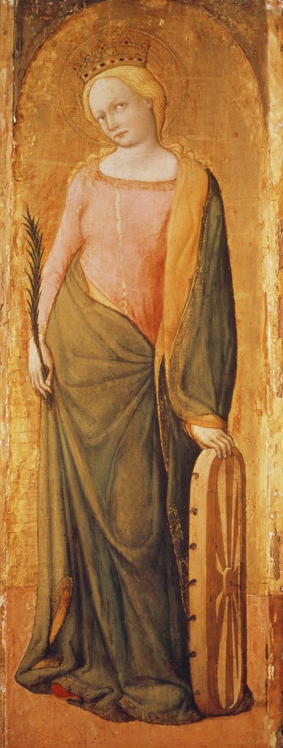 St. Catherine of Alexandria, 15th century by Francesco de