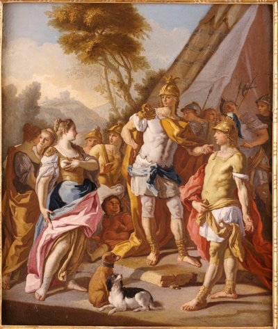 Sisygambis, the Mother of Darius, Mistaking Hephaestion for Alexander the Great by Francesco de Mura