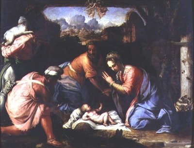 Adoration of the Shepherds, c.1525 by Francesco de Rossi Salviati Cecchino