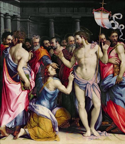 The Incredulity of St. Thomas, c.1547 by Francesco de Rossi Salviati Cecchino