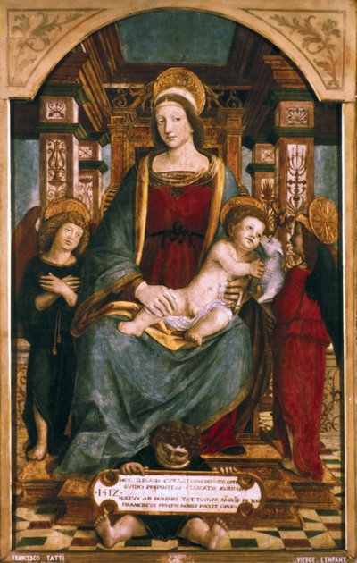 The Virgin and Child with Angels by Francesco dei Tatti