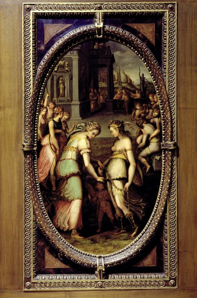 Juno borrowing the Girdle of Venus, 1572 by Francesco del Coscia