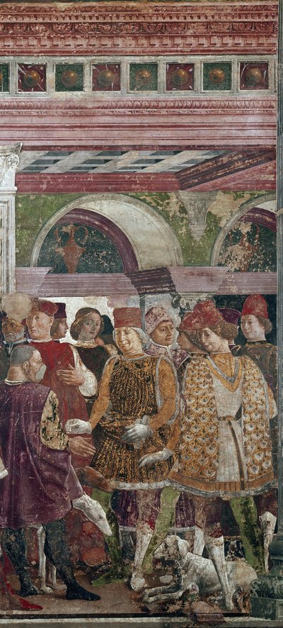Allegory of April (Detail with Borso d