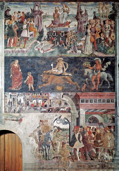 Allegory of April: The Triumph of Venus, the Decans of Taurus, Borso d