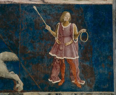 One of the Three Decans Who Oversee the Month of March, Il Salone dei Mesi by Francesco del Cossa