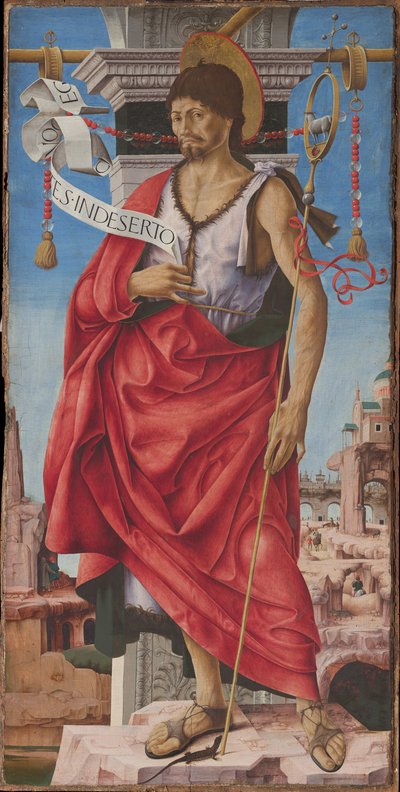 Polittico Griffoni: Saint John the Baptist by Francesco del Cossa