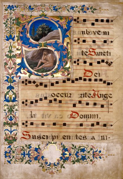 Cutting from a Choir Book by Francesco di Antonio del Chierico