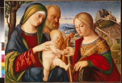 The Mystical Marriage of Saint Catherine by Francesco di Bernardo de Vecchi Santacroce