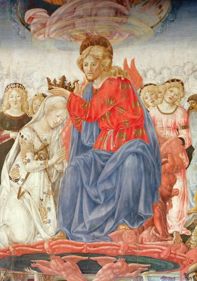 The Coronation of the Virgin (detail) by Francesco di Giorgio Martini