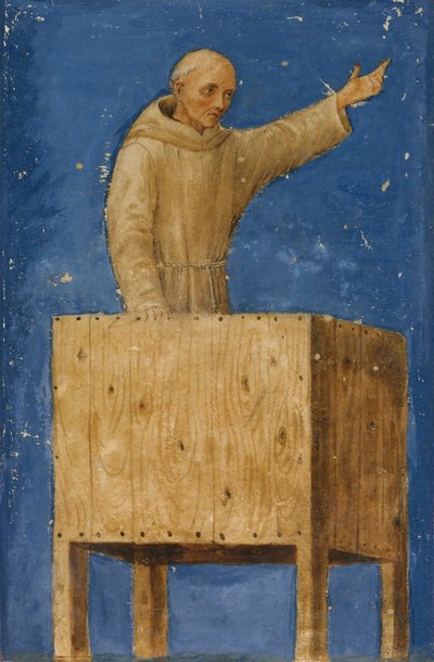 Saint Bernardino Preaching from a Pulpit by Francesco di Giorgio Martini
