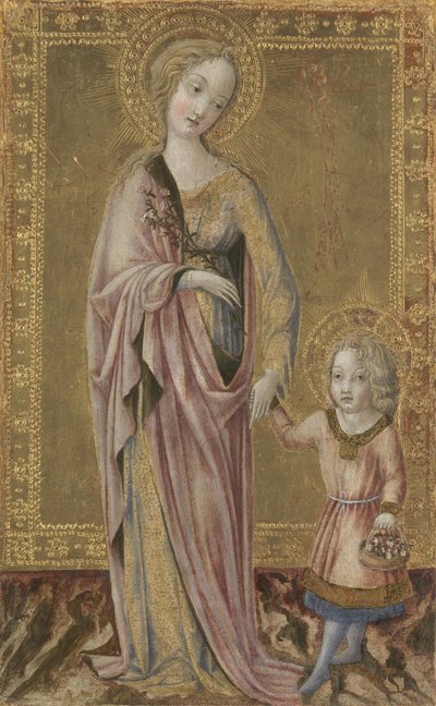 Saint Dorothy and the Infant Christ by Francesco di Giorgio Martini