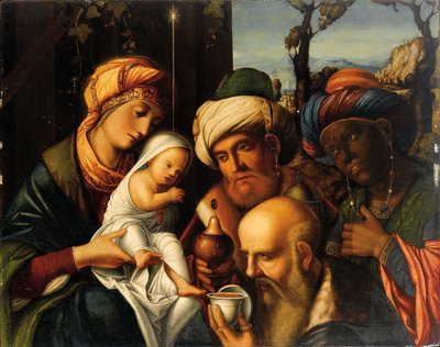 Adoration of the Magi by Francesco di Simone da Santacroce