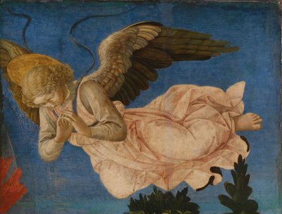 Angel Panel of the Pistoia Santa Trinità Altarpiece, 1455-1460 by Francesco di Stefano Pesellino