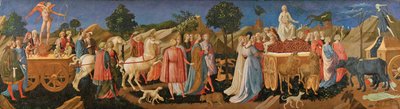 The Triumphs of Love, Chastity, and Death by Francesco di Stefano Pesellino