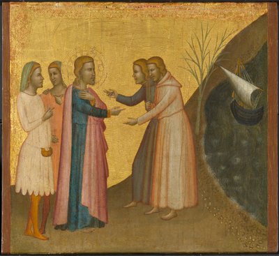 Acteus and Eugenius Implore St. John the Evangelist to Restore Their Wealth by Francescuccio Ghissi