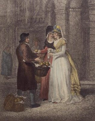 Sweet China Oranges, Sweet China, Plate 3 from the Cries of London by Francis (after) Wheatley