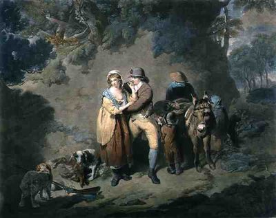 The Amorous Sportsman, engraved by Charles Hodges (1764-1837), pub. by J.R. Smith by Francis (after) Wheatley
