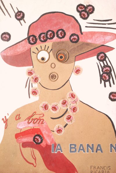 Dada Portrait of Germaine Everling by Francis (attr. to) Picabia