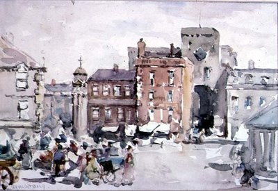 Hexham near Newcastle Upon Tyne by Francis Abel William Taylor Armstrong